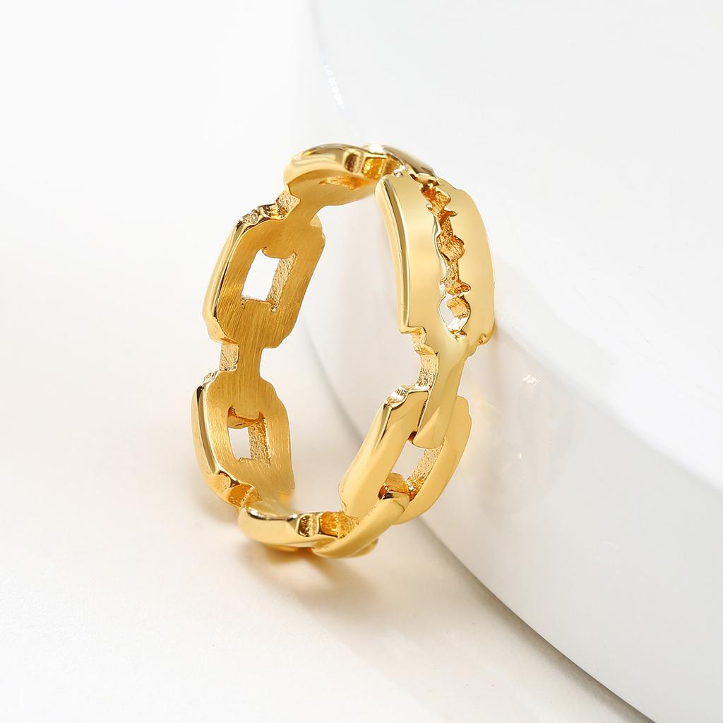 Unique Men Ring, Razor Blade Ring. Stainless Steel Unisex Blade Ring Zircon for Men's Women's
