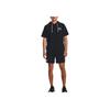 Under Armour Ua Rival Terry 6" Shorts Letter Print Loose Straight Casual Shorts Men Shorts Black 1382427-001