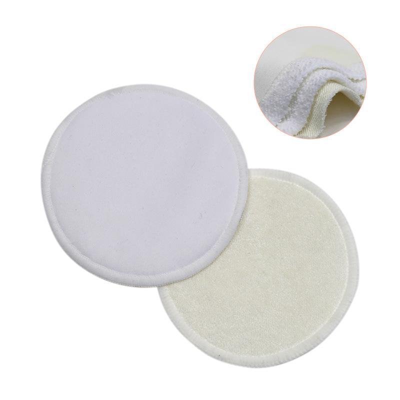 Bamboo Fiber Thickened Washable Breast Pads - Large Absorbency, Four-Layer Night-Time Anti-Leak Design