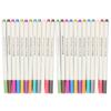 24Pcs Metallic Marker Pens 24 Colors for Photo Album Black Paper Card Making Rock Art Painting