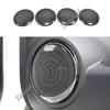 Car Door Inner Stick Audio Speak Sound Cover Ring Circle Frame For Nissan X-Trail T32/Rogue 2014 2015 2016 2017 2018