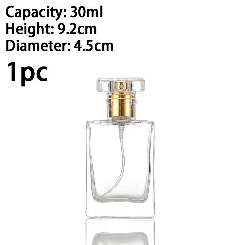 10Pcs 30/50Ml Perfume Bottle Gold Silver Empty Bottle Spray Bottle Portable Perfume Dispensing Bottles