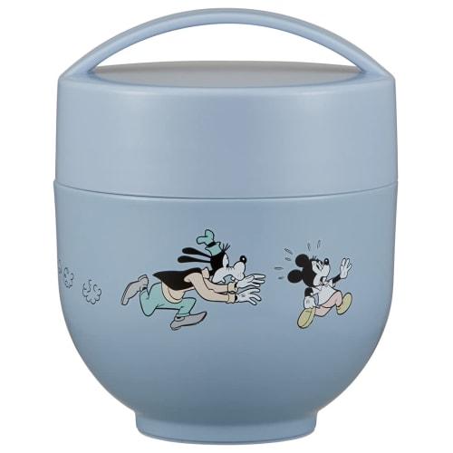 Skater Antibacterial Insulated Lunch Box, Rice Bowl Shape, 540ml, Disney Mickey Mouse Design, LDNC6AG-A