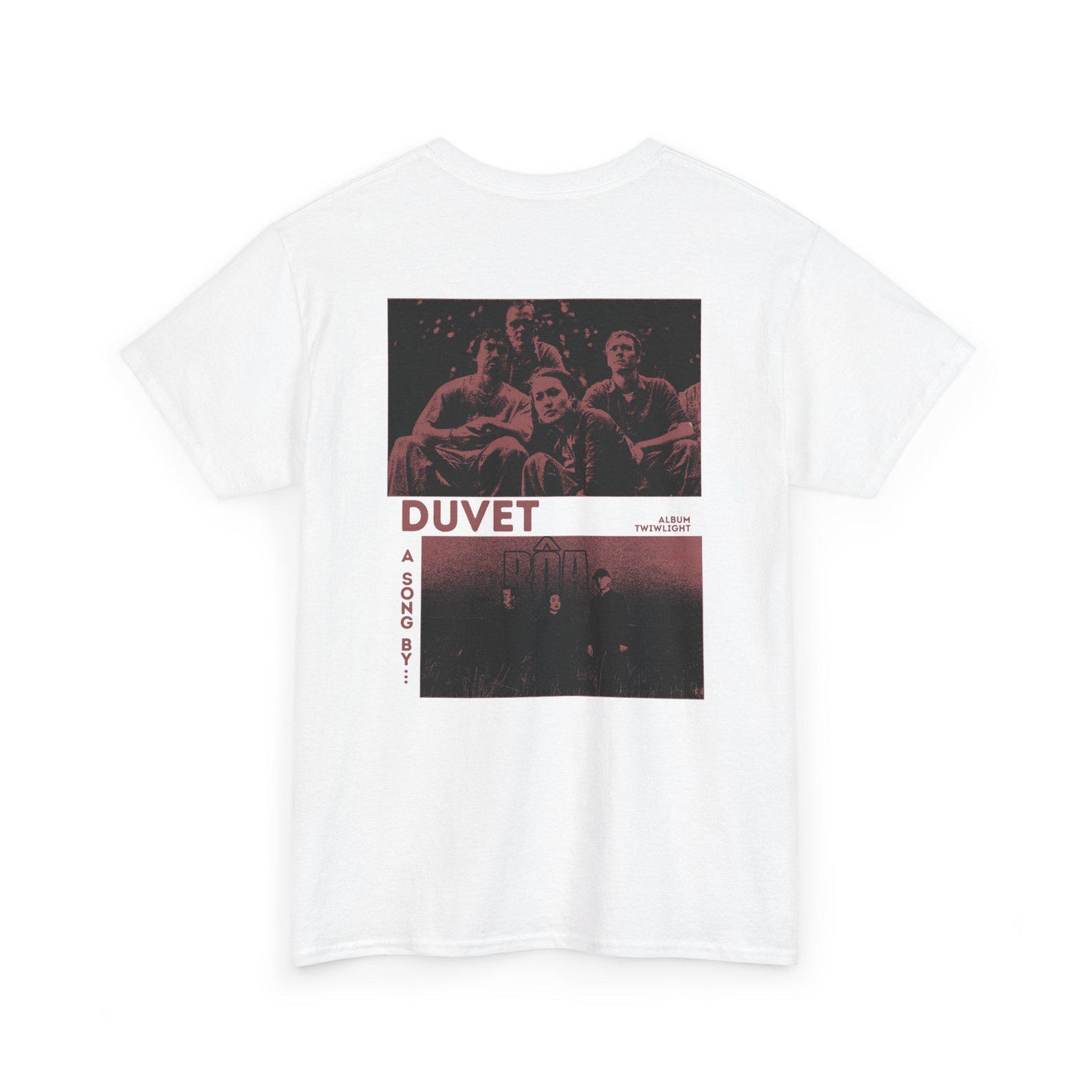 Boa Duvet Back Print Band T-shirt, Indie Rock Pop Music Band Tee 2XL