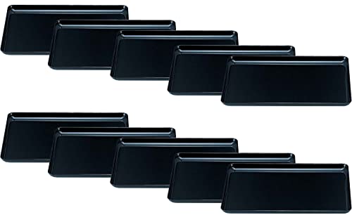 

[Amazon.co.jp Exclusive] [Commercial Set] Fukui Craft Tabletop Trays, Multi-Purpose Mini Trays, Made in Japan, Black, 6.5 inches (10 Trays)