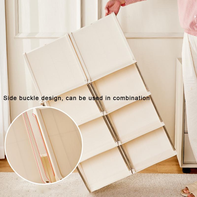 Plastic Shoe Rack Multi-Layer Stackable Shoe Organizer DIY Thickened Space Saving Shoe Shelf Home Storage Shoe Cabinet