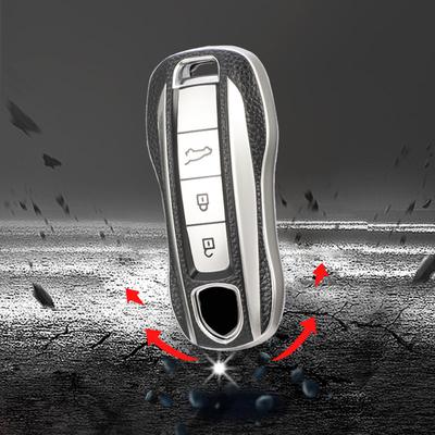 Car Smart Key Case Cover Shell Holder for Porsche Cayenne 958 911 Lepin 996 Macan Panamera 997 944 924 987 987 Gt3 Cayman