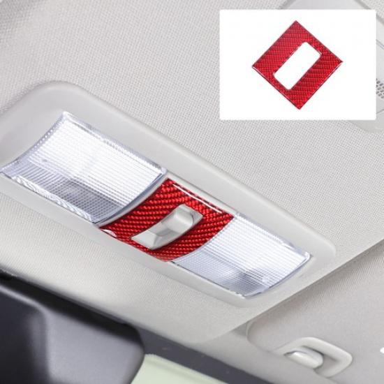 Red Carbon Fiber Reading Light Switch Panel Trim Sticker For Nissan Frontier 24+