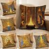Buddhism Pillow Case Pillowcase, Double-Sided Printed, Sofa Cushion, Bedroom Headboard