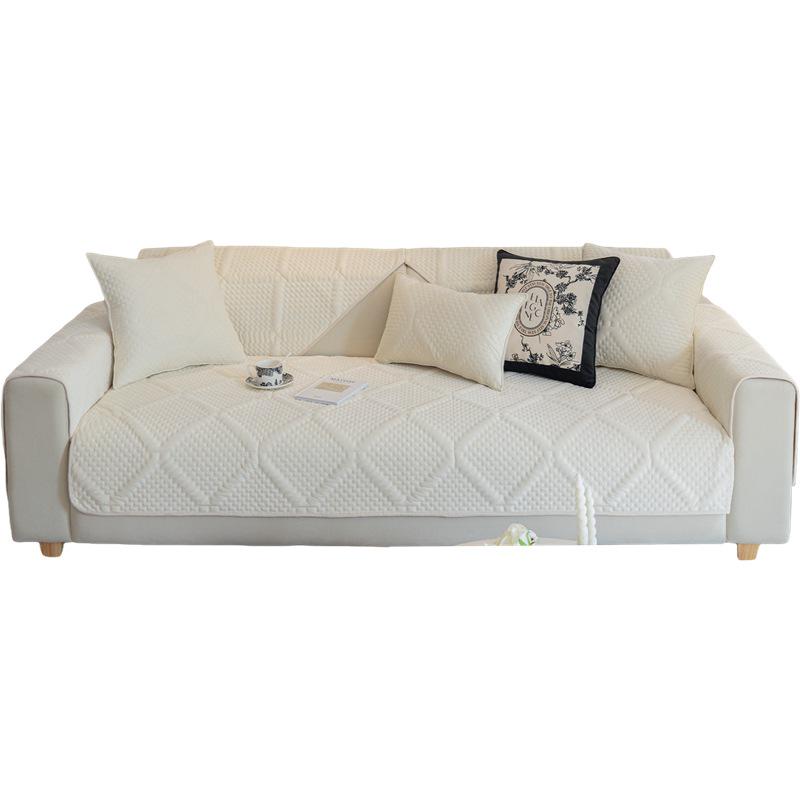 Nordic Plush Sofa Cushion 2026: All-Season, Non-Slip Seat Cover for Living Room.