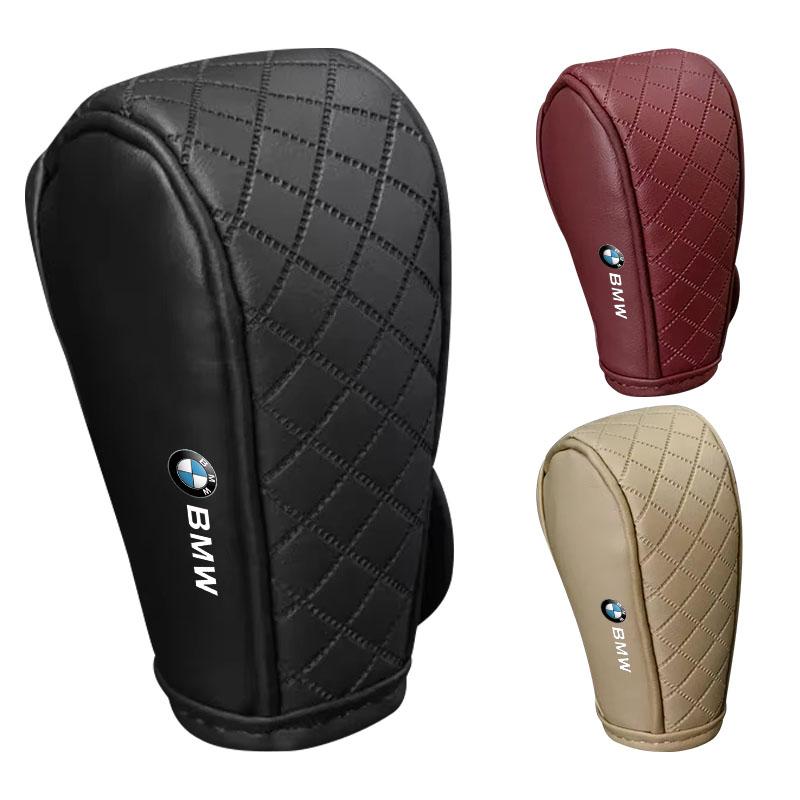 Car Gear Shift Cover PU Leather Shift Lever Cover Gearbox Shifter Knob Protective For BMW E39 E46 E90 E36 E60 E34 E30 F30 X1 X3 X5 X6 X7 E92 E93 E87