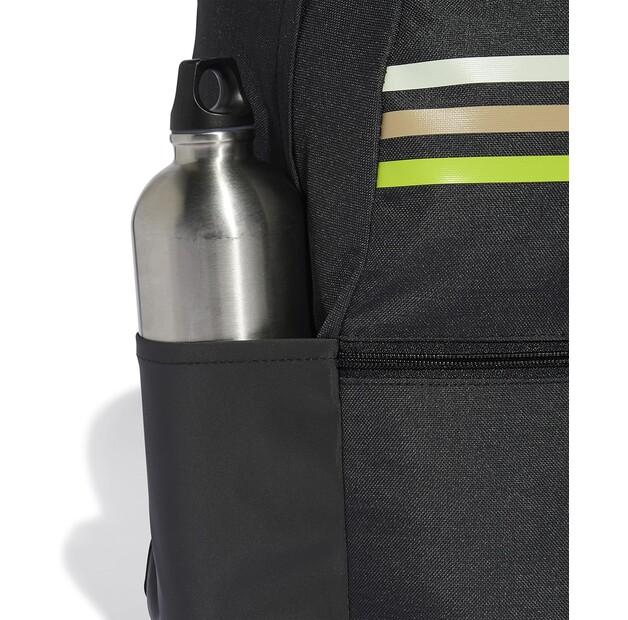 Backpack Adidas Classic Horizontal 3-Stripes Black/solar Slime (IP9846)