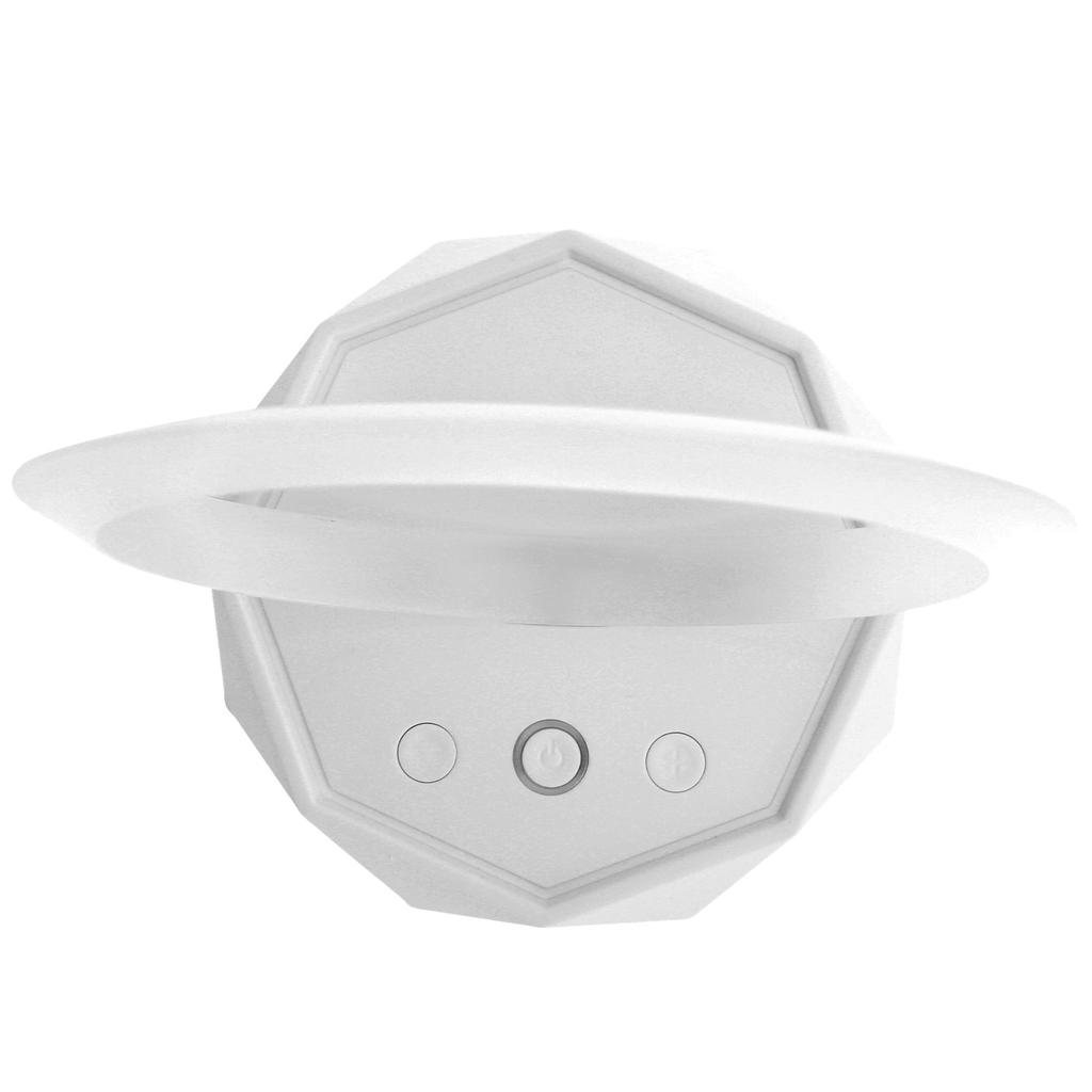 LY Y1 Mini Bluetooth Speaker with Colorful Night Light Audio Accessory Desktop Ornament(White )