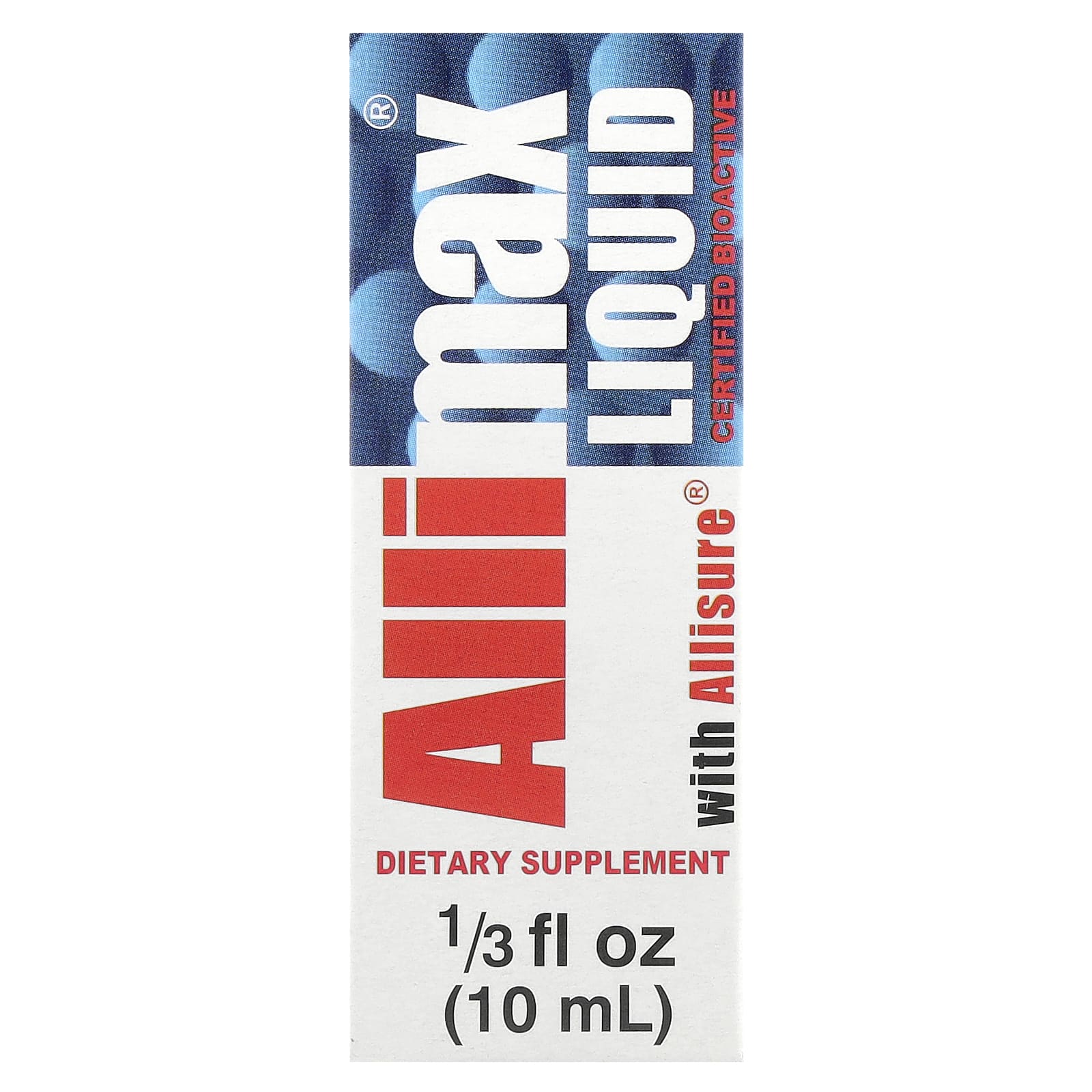

Liquid Ingredients with Allisure®, 40Mcg, 10Ml (1/3Fl Oz)