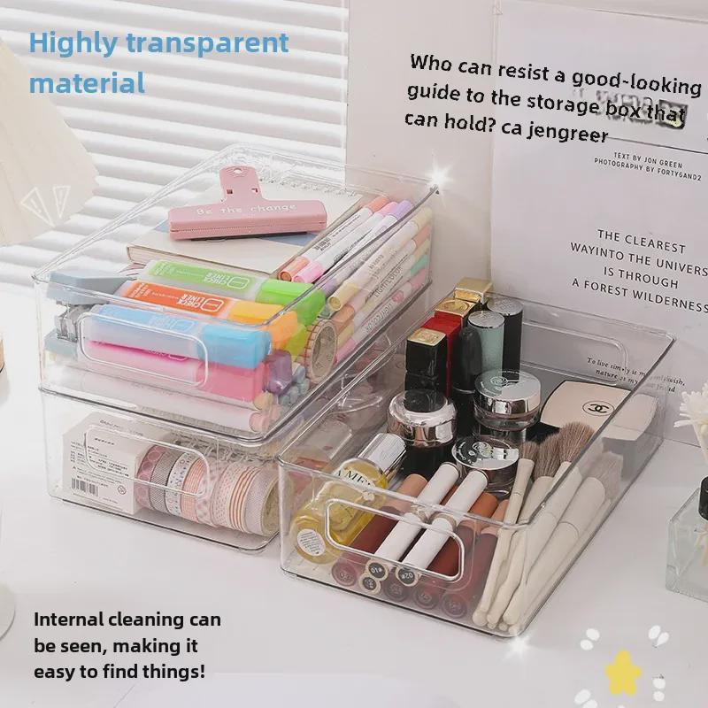 Acrylic Transparent Desktop Storage Box for Cosmetics and Sundries