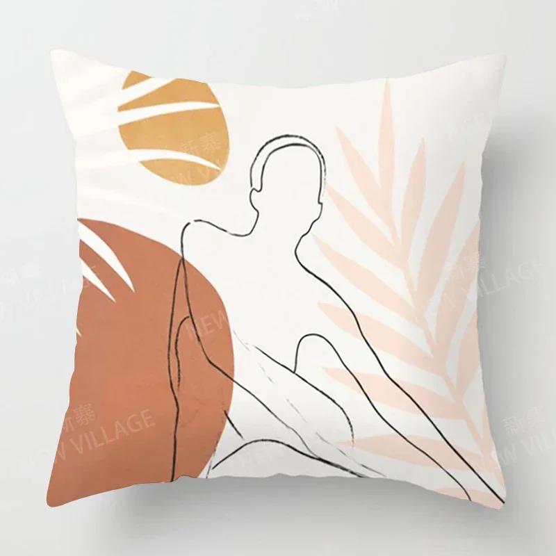 

Скандинавский Осенний Домашний Декор Осеннее Украшение Наволочка для Подушки Диванная Наволочка Современная Гостиная 66x66cm