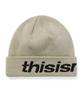 THISISNEVERTHAT Hsp-Logo Big Cuff Beanie Beige
