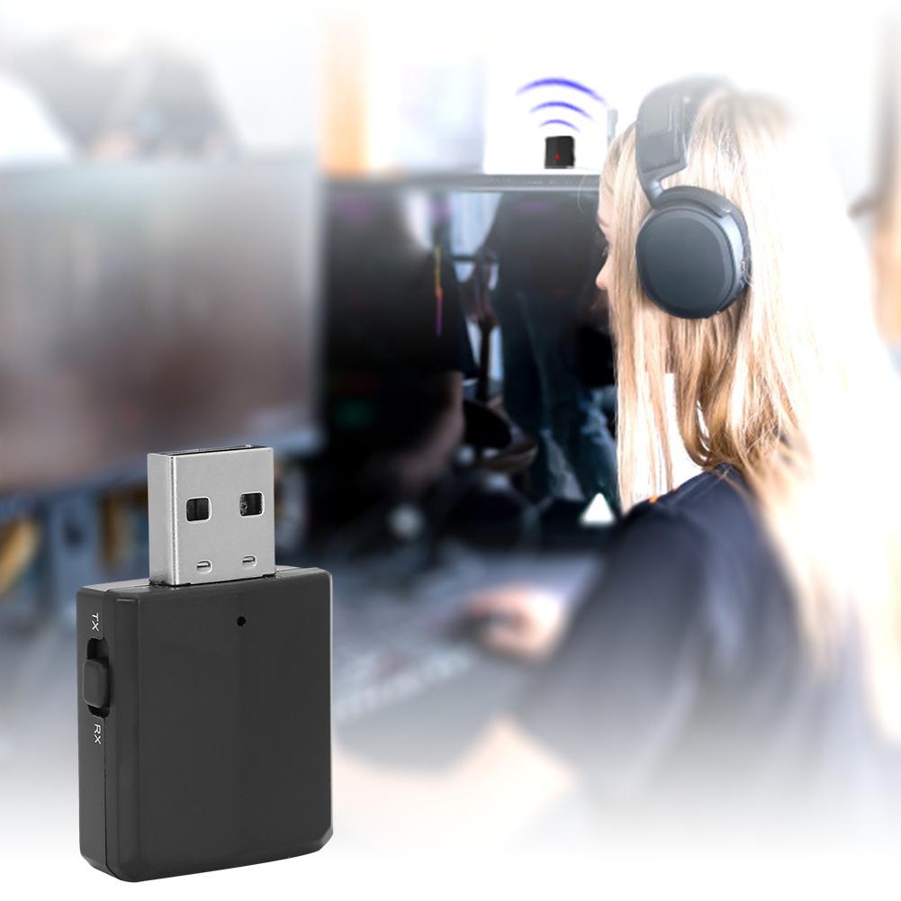 Émetteur-récepteur USB sans fil portable 3 en 1 pour Bluetooth avec 2 câbles