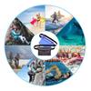 Waterproof PVC Phone Waist Pouch Dry Bag Packs With Adjustable Waist Strap For Kayaking Beach Camping Swimming Pool Accessories