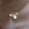 Elegant Anti-Exposure Bow Brooch Button for Shirts