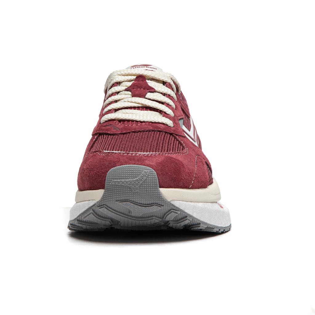 New LiNing Honor RENEW Cushioning Anti-Slip Wear-Resistant Breathable Support Rebound Low-Top Casual Shoes Women's Red AGCU078-3