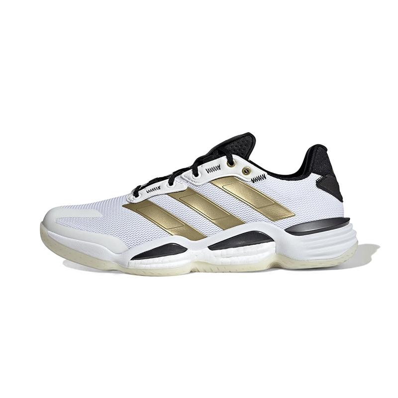 Adidas STABIL 16 Volleyball Shoes Unisex Low Top White/Gold/Black 46