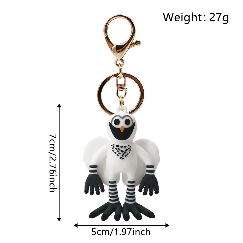 Horror Game 99 Night Forest Deer Keychain Figure Handmade Animal Deer Owl Toy Bag Pendant Fan Children's Birthday Christmas Gift