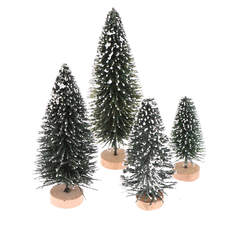 1:12 Dollhouse Miniature Christmas Tree Mini Christmas Home Ornament Micro Landscape Decor Toy Doll House Accessories