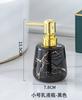 Sticlă de loțiune din ceramică simplă Dozator de șampon de marmură Accesorii de uz casnic Dispenser de săpun din ceramică Decor pentru baie