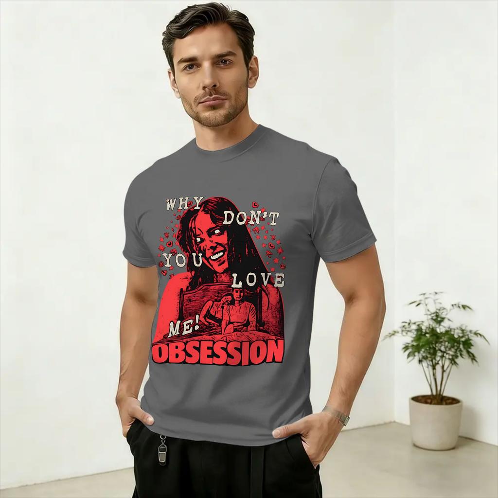 Obsession Movie 2026 Unisex T Shirt Funny Tee Shirt Short Sleeve Crewneck TShirts Cotton Adult Tops