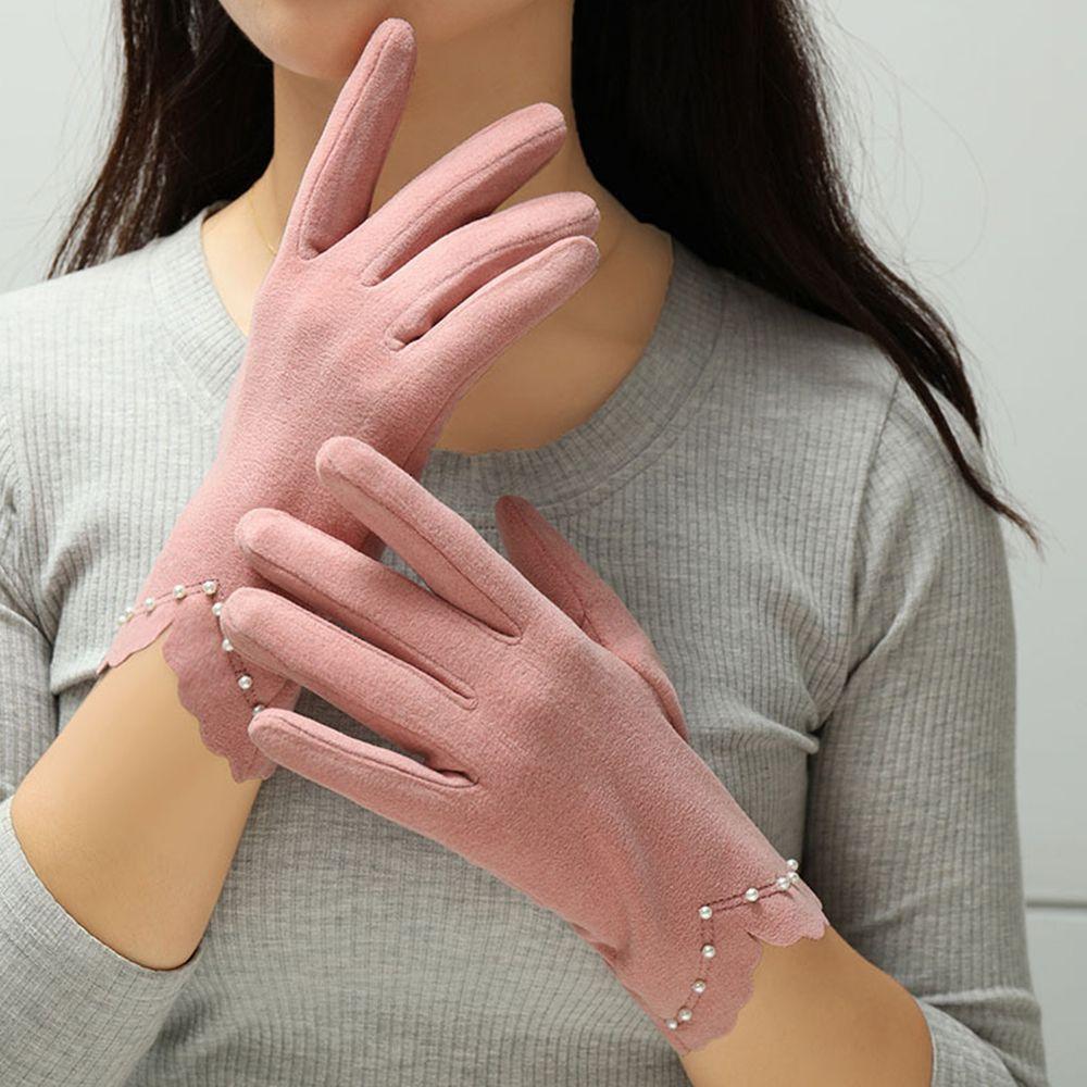 Accessories Full Finger  Gloves Korean Style Mittens German Fleece Women's Gloves