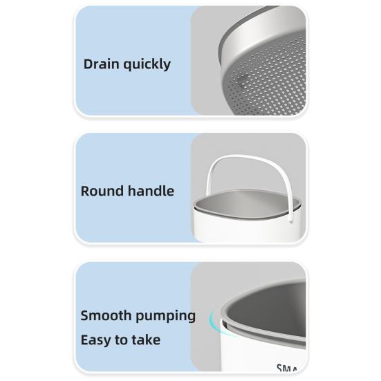 Fruit Vegetable Purifier Machine IPX7 Waterproof Ion Purification Technology Leak-proof Food Washing Machine