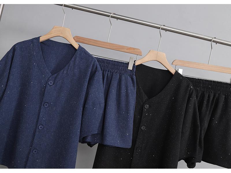 2025 Women's Trendy Casual Summer Two-Piece Set: Short-Sleeved Top & Slimming Shorts