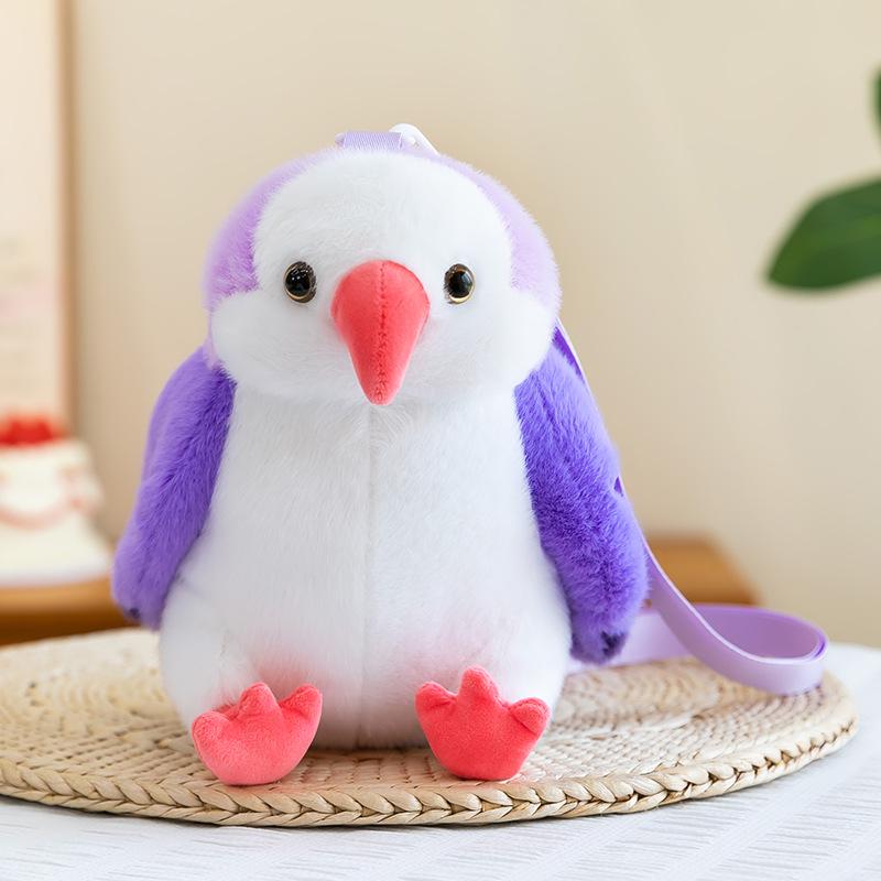 Parrot Plush Crossbody Bag: Cute & Versatile Bird Backpack