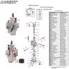 PWK 21 24 26 28 30 32 34mm Mit Power Jet Vergaser Für OKO 2T 4T Motorrad Carb für Dirt Bike Pit Bike Scooter ATV Quad UTV