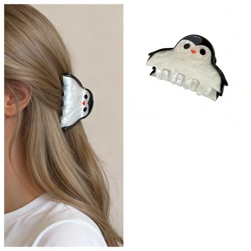 Creative Funny Acrylic Coffee Cup Design Hair Clip Elegant  Shark Clip Hair Accessories