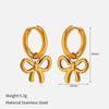 Minimalist Gold 316L Stainless Steel Earrings For Women Luxury Premium Tarnish Free Titanium Steel Stud Earrings Minimalist Ear Jewelry