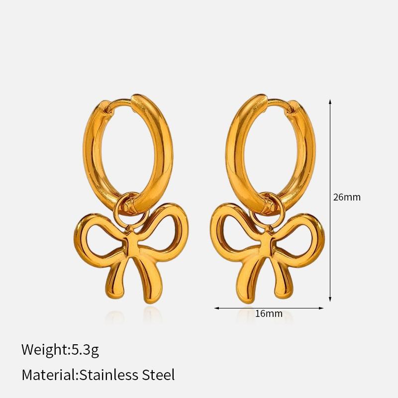 Minimalist Gold 316L Stainless Steel Earrings For Women Luxury Premium Tarnish Free Titanium Steel Stud Earrings Minimalist Ear Jewelry