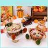 Thanksgiving Harvest Season Scarecrow Candy Basket Decorative Home Accent For Festive Gathering