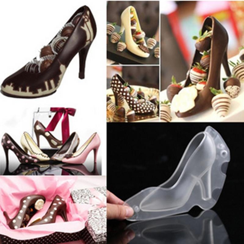3D High Heel Schuh Backen Schokolade Süßigkeiten Kuchen Cookies Dekor Super