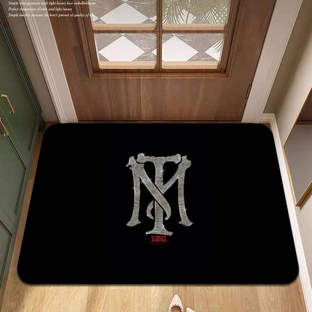 Film S-Scarface Küchenmatte Nordischer Stil Schlafzimmer Wohnzimmer Fußmatte Haus Balkon Rutschfeste Willkommensmatte