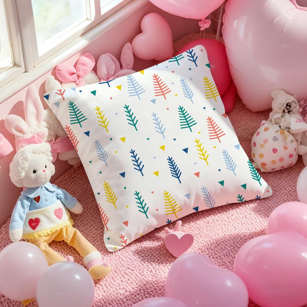 

Nordic simple floral polka dot plants Cushion Cover Pattern Printed Pillowcase for Living Room Sofa Cushion Cover&Bedroom Decor 12x12Inch