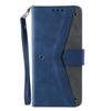 Étui portefeuille pour Samsung Galaxy A57 (5G) - Coque rabat - Cuir synthétique - Support intégré - 3 fentes cartes - Bleu