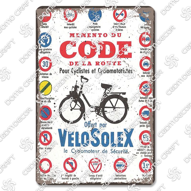 Pôster de Bicicleta Retrô Placas de Metal Estanho Ciclista Homens Mulheres Crianças Placa de Metal Decoração de Arte de Parede Garagem Bar Clube Sala de Estar Casa