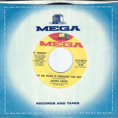 7inch Record SAMMI SMITH - Help Me Make It Through The Night 6150015 Mega 1971 US Folk Used