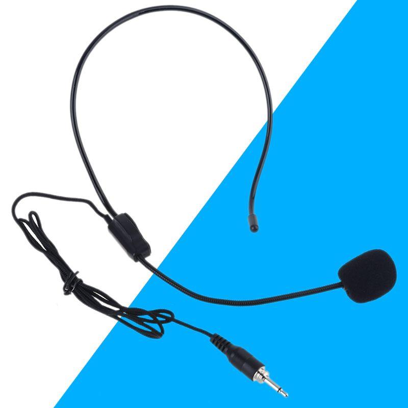 Noise Cancelling Mic Professional Microphone Mini Mobile Phone Mic 3.5mm Plug for Loudspeaker for Tour Guide Teaching