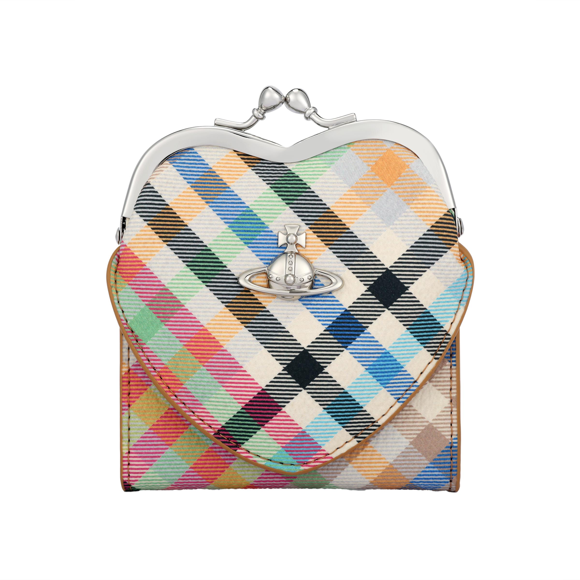 

Vivienne Westwood Saturn Logo Design Faux Leather Card Holder Wallet Women wallet Multicolor 5115003PWS001S Basic Set (Bag)