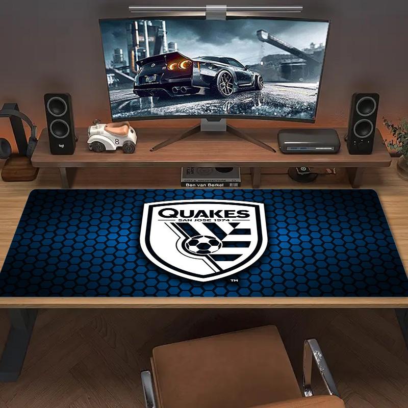 San Jose Earthquakes Color Mouse Pad Large Gaming Table Cushion Non-slip Laptop Tablet Big Mousepad XXL Mat Mini PC Playmat With Lock edge