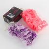 50pcs/bag Purple Fluffy Clamps Rollers Pink DIY Curler Reusable Perm Hair Clip  Professional