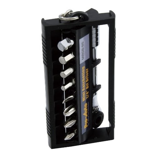 Suekage Tool Pro-Auto Mini Ratchet & Bit Driver Set MRGB-9S